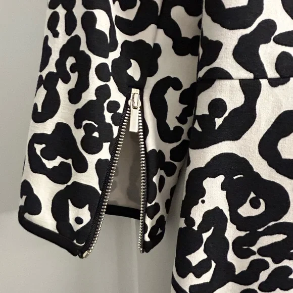 Ann Taylor 3/4 Length Sleeve Animal Print Dress Size 12 - Picture 13 of 14